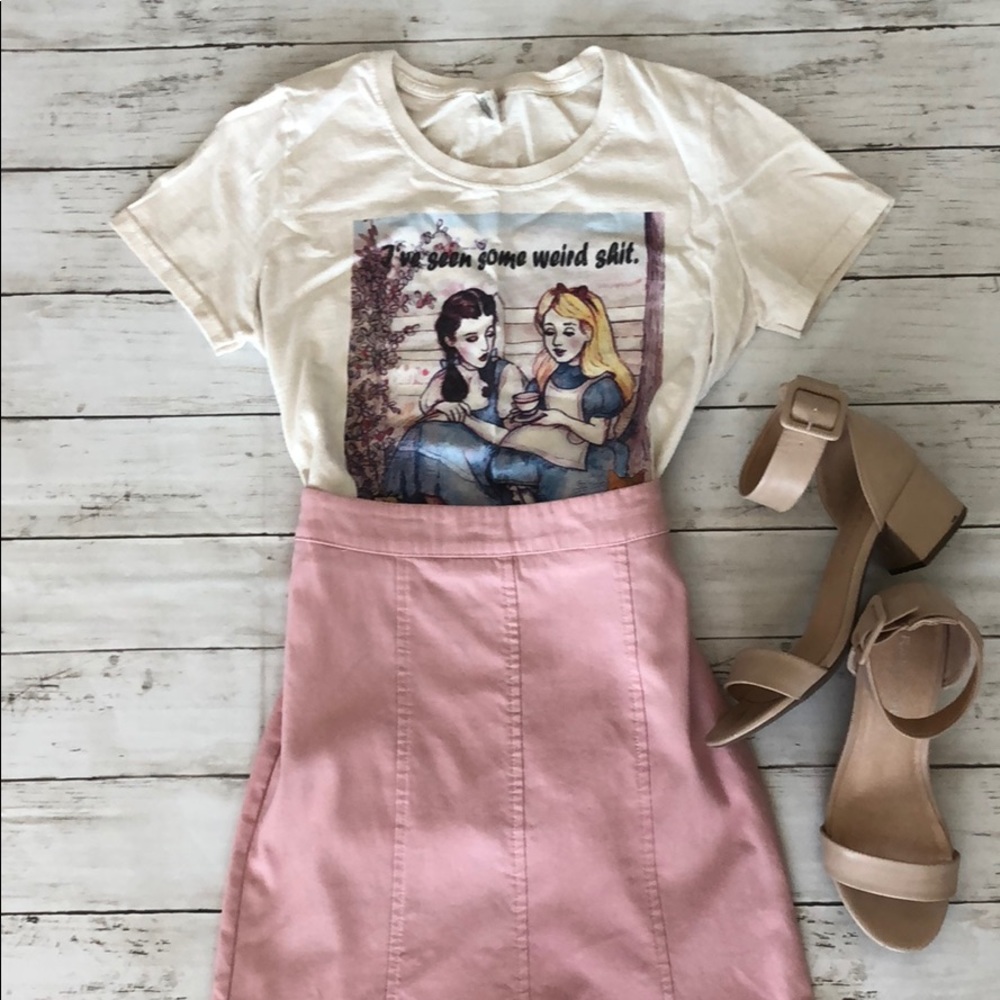 Pencil skirt knee length flair fitted form fitting